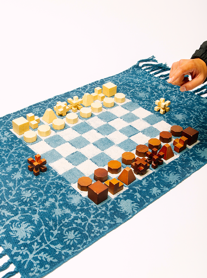 Chess Dhurrie Set